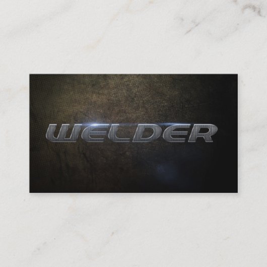 Welder Business card 名刺 (正面)