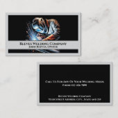 Welder Fabricator Contractor Service Business Card 名刺 (正面/裏面)