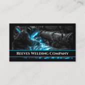 Welder Fabricator Contractor Service Business Card 名刺 (正面)