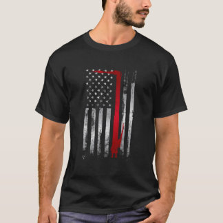 Welder Patriotic Usa American Flag Welding Tシャツ