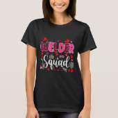 Welder Squad Cute Tools Hearts Costume Valentines  Tシャツ (正面)