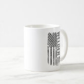 Welder USA Flag Distressed design コーヒーマグカップ (正面右)