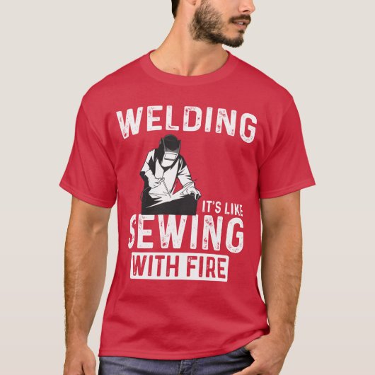 Welder Welding boy Tシャツ (正面)