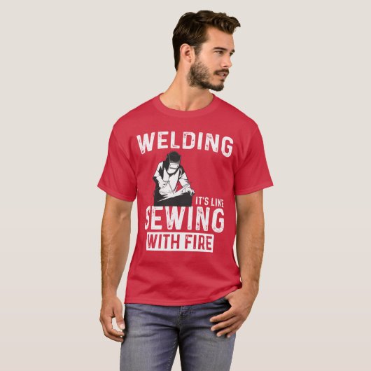 Welder Welding boy Tシャツ (正面フル)