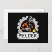 Welder Welding Metal Gift Welders Profession Gift ポストカード (正面/裏面)