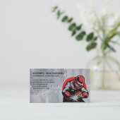 Welder Worker on Metal | Trades 名刺 (スタンド正面)