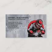 Welder Worker on Metal | Trades 名刺 (正面)