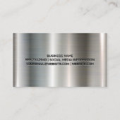 Welder Working on Metal | Fabrication 名刺 (裏面)