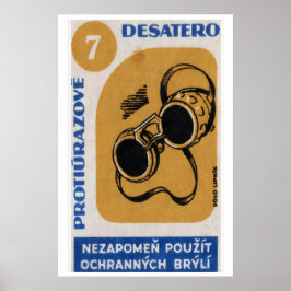 Welding Glasses - Matchbox Print - Aesthetic Wall ポスター