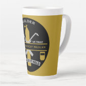 Welding Humor Gift カフェラテマグ (右アングル)