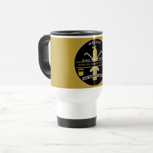 Welding Humor Gift トラベルマグ (正面左)