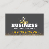 Welding Service Metal Fabrication Pro Welder 名刺 (正面)