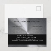 Welding Services Business card editable ポストカード (正面/裏面)