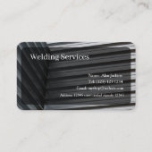 Welding Services Business card editable 名刺 (正面)