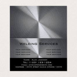 Welding Services Business card editable 名刺