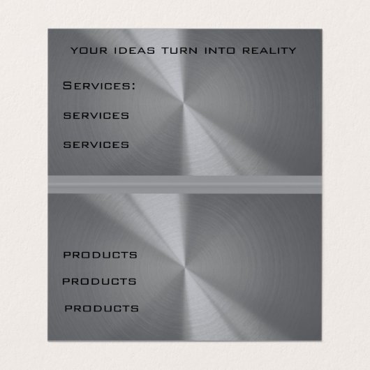 Welding Services Business card editable 名刺 (内部フラット)