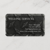 Welding Services Business card editable 名刺 (正面)