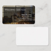 Welding Services Business card editable 名刺 (正面/裏面)