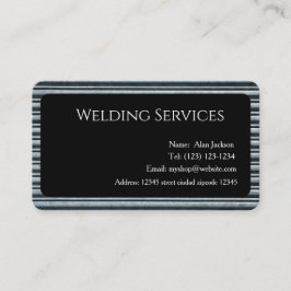 Welding Services Business card editable 名刺