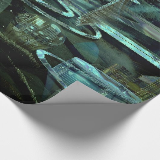 WelkPortアーキテモダンクトシテエレガントィ ラッピングペーパー (角)