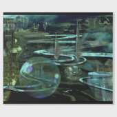 WelkPortアーキテモダンクトシテエレガントィ ラッピングペーパー (フラット)