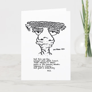 Wellユーモアのある Freak読カード1-6-23 サンキューカード