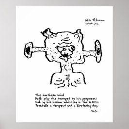 Wellユーモアのある Freak読ポスタ12-10-22 ポスター