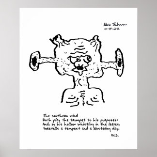 Wellユーモアのある Freak読ポスタ12-10-22 ポスター