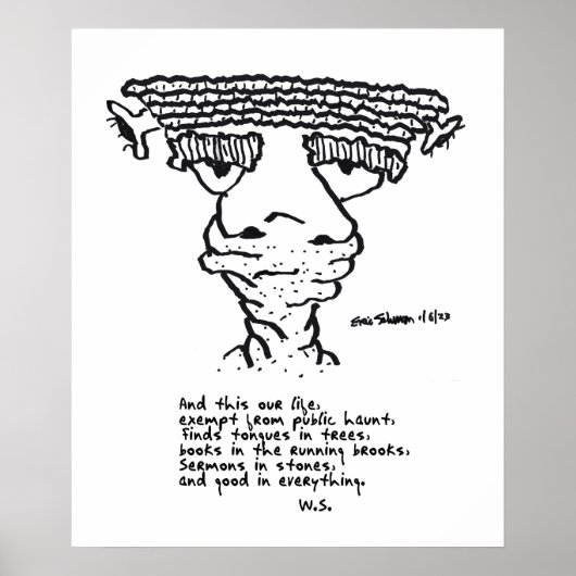 Wellユーモアのある Freak読ポスタ1-6-23 ポスター (正面)