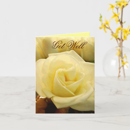 Well_を得て下さい カード (黄色い花)