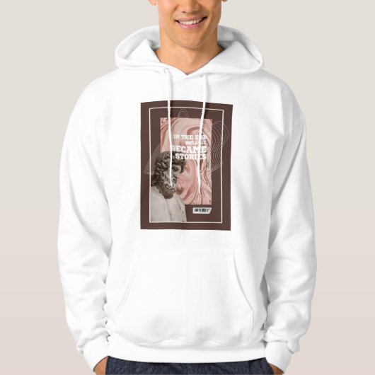 We'll All Become Stories Typography hoodie パーカ (正面)
