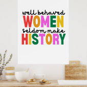 Well Behaved Women ポスター (キッチン)