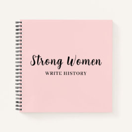 Well Behaved Women Feminist Quote Design ノートブック