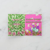 WELL COME SPRING. シーズンカード (内部)