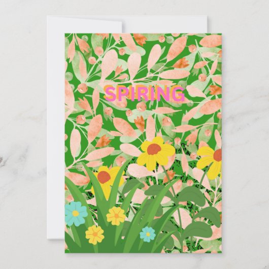 WELL COME SPRING. シーズンカード (正面)