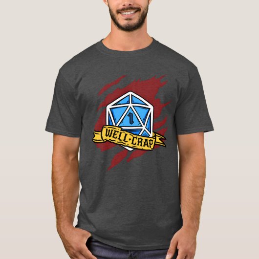 Well Crap Forabletop Game Lover boy family Tシャツ (正面)