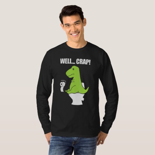 Well  Crap  Toilet Rex Tシャツ (正面フル)