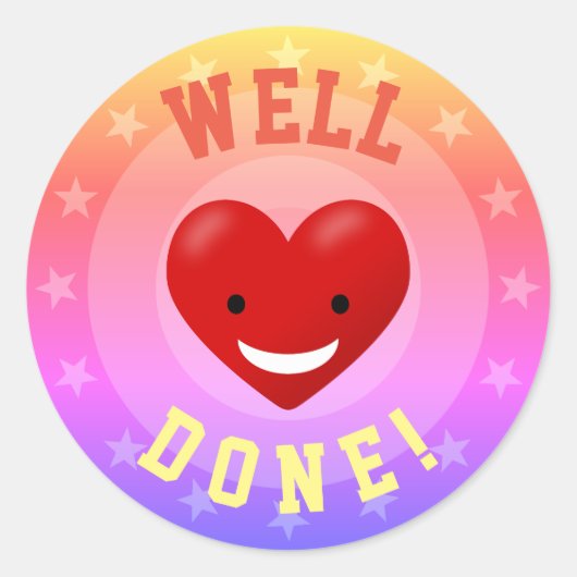 Well Done賞 ラウンドシール (正面)