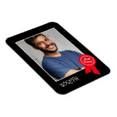 Well Done Red Rosette、カスタム写真 – パーソナライズされた マグネット (右側)