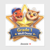 Well done with the owl and Rex custom vinyl achiev シール (シート)