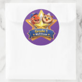 Well done with the owl and Rex large round achieve ラウンドシール (バッグ)