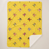 Well Dressed Cats Making Paw Prints in the Sunshin シェルパブランケット (正面)