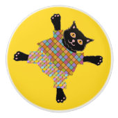 Well Dressed Cats Making Paw Prints in the Sunshin セラミックノブ (正面)