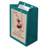 Well, for FOX sake! Birthday pun  ミディアムペーパーバッグ (裏面アングル)