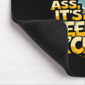 Well Kiss My It's Beer O' Clock Drinking Beer  マウスパッド (コーナー)