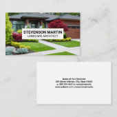 Well Manicured Landscape | Front Yard Residential 名刺 (正面/裏面)