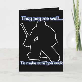 Well Paid Goalieカード カード