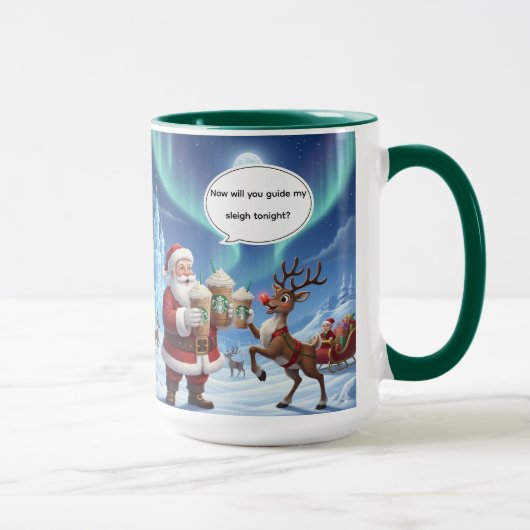 Well Rudolph? Christmas Mug AI Used マグカップ (右)