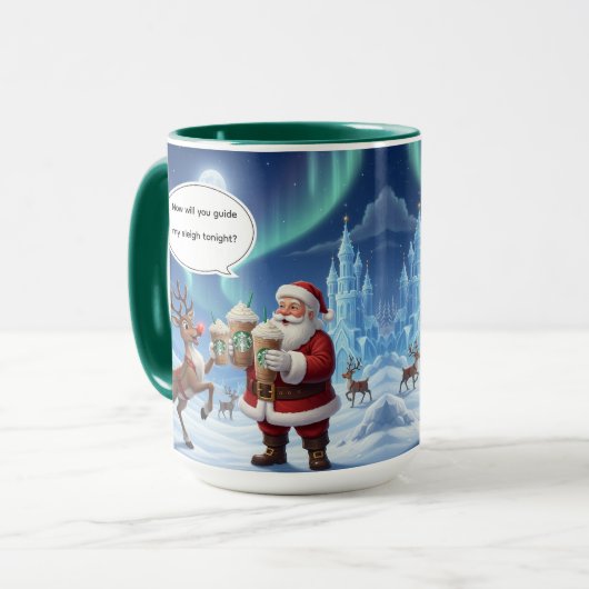 Well Rudolph? Christmas Mug AI Used マグカップ (正面左)