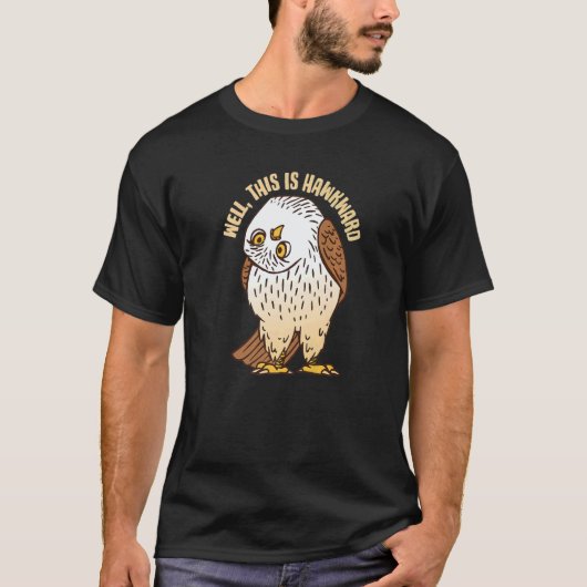 Well This Is Hawkward  Bird Watching Tシャツ (正面)